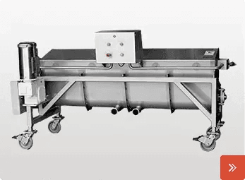 Curd Hopper for cheese draining table